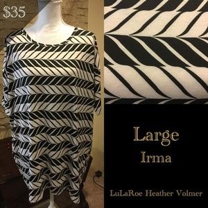 NWT LuLaRoe Irma Shirt Large